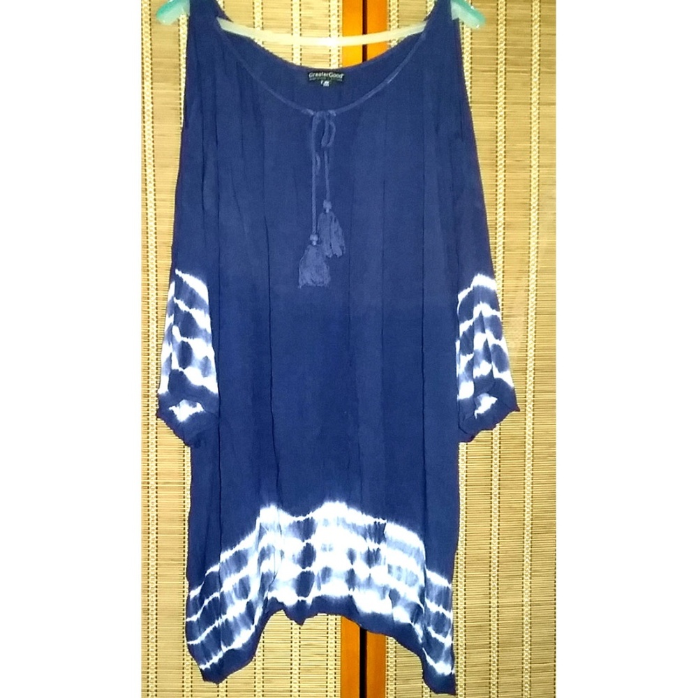 4X Greater Good Store Cold Shoulder Top